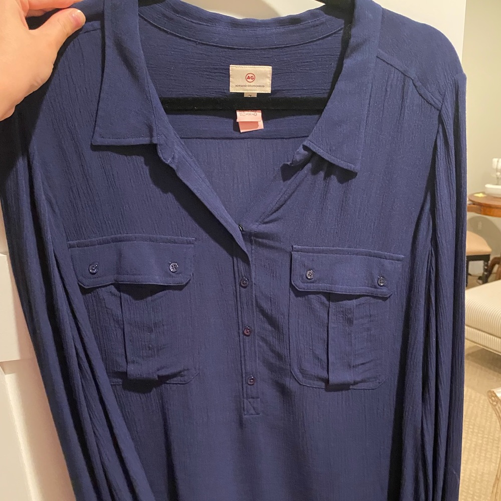 Ag Navy Button Down - image 1